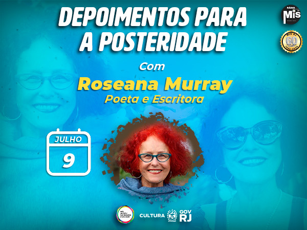 A FMIS RJ CELEBRA A PREMIADA ESCRITORA E POETA ROSEANA MURRAY!