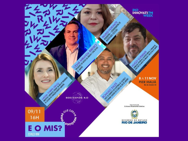 O PRESIDENTE DO MIS RJ NO RIO INNOVATION WEEK!