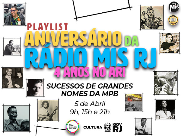 PLAYLIST ANIVERSÁRIO RÁDIO MIS RJ! 4 ANOS NO AR!