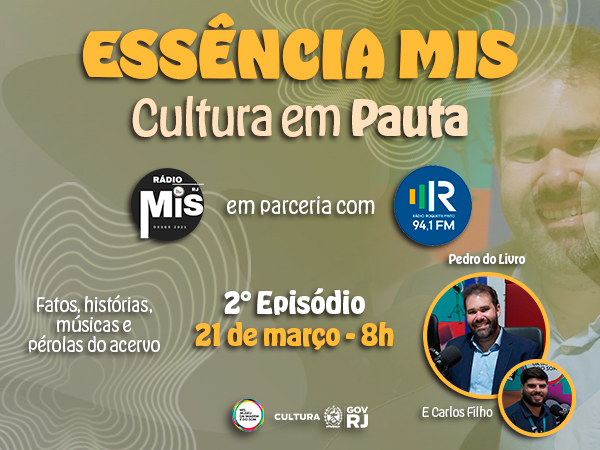“Essência MIS – Cultura em Pauta” recebe Pedro do Livro para conversa sobre leitura, cultura e transformação social