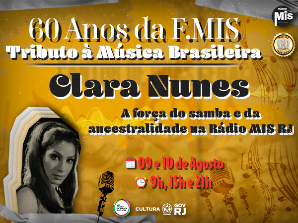 Clara Nunes: a força do samba e da ancestralidade na Rádio MIS RJ