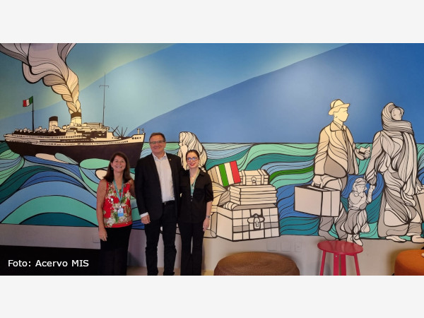 Exposição “Heranças: 150 anos da imigração italiana no Brasil” é o tema do encontro do presidente do MIS RJ com o Cônsul Geral  Massimiliano Iacchini