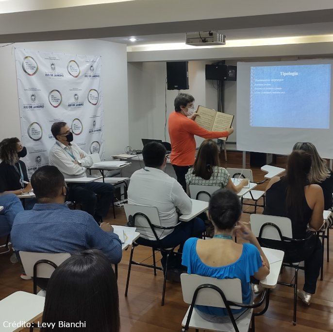Palestra de Alexandre Loureiro sobre o Setor de Partitura na Academia MIS de Cultura