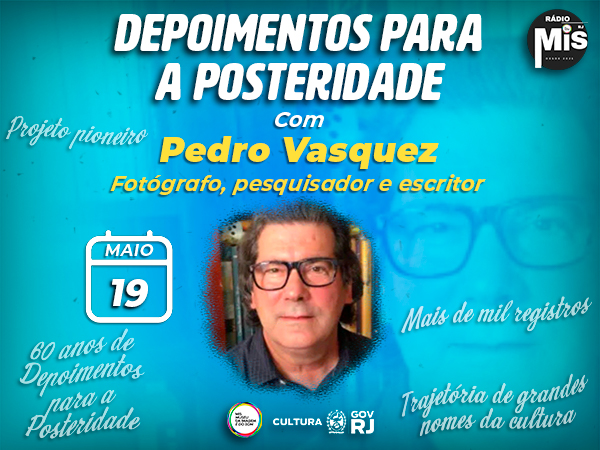 F.MIS anuncia novo “Depoimento para a Posteridade” com participação de Pedro Vasquez