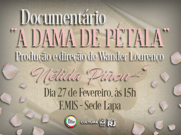 F.MIS exibe documentário sobre Nélida Piñon com debate especial na sede da Lapa