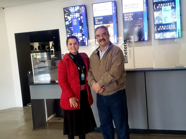 Mona Vilardo e Carlos Alberto Dêgelo estreitam os laços entre o MIS RJ e o MIS SP!