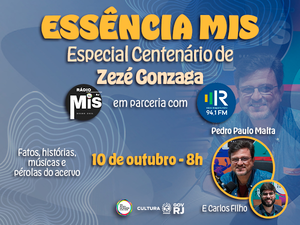 “Essência MIS - Especial Centenário de Zezé Gonzaga” homenageia uma das grandes vozes da música brasileira