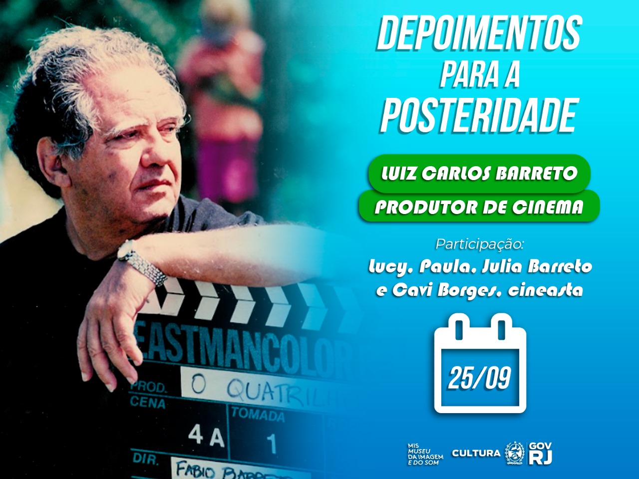 LUIZ CARLOS BARRETO - UMA VIDA FEITA DE CINEMA