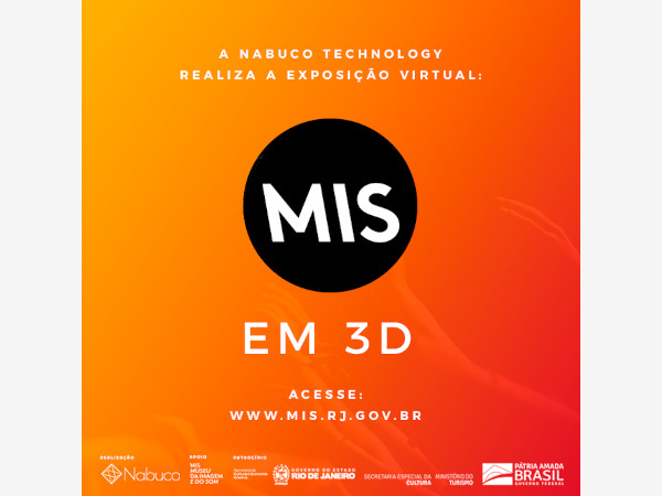 Dia 5 de abril estreia a Exposição MIS em 3D