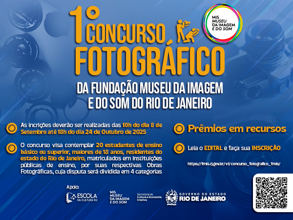A Fundação Museu da Imagem e do Som do Rio de Janeiro lança 1º Concurso Fotográfico