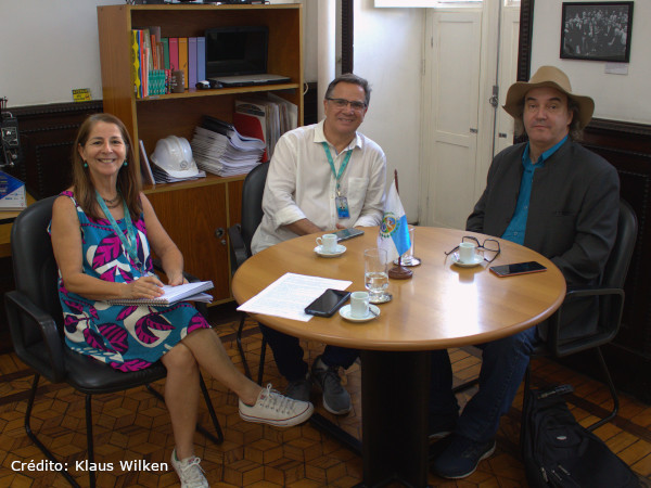 WANDER LOURENÇO É RECEBIDO PELO PRESIDENTE DO MIS RJ