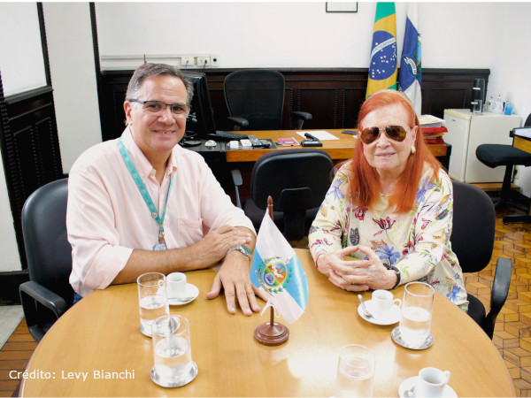 MIS RJ RECEBE A VISITA DA SUA EX-DIRETORA, MARIA EUGENIA STEIN