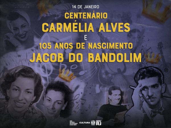 MIS RJ FESTEJA O CENTENÁRIO DE CARMÉLIA ALVES E REVERENCIA JACOB DO BANDOLIM!