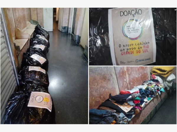 MIS RJ arrecada e doa itens para vítimas das chuvas no Rio Grande do Sul