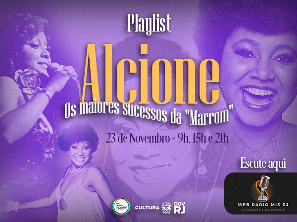SÁBADO, PLAYLIST ESPECIAL COM OS SUCESSOS DE ALCIONE NA WEB RÁDIO MIS RJ