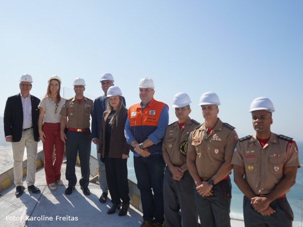 Presidente da F.MIS acompanha Comandante-Geral do Corpo de Bombeiros em visita às obras do MIS Copacabana