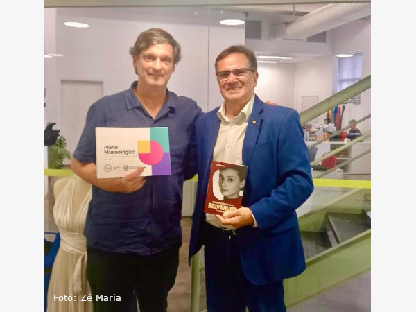 Presidente do MIS RJ é recebido pelos diretores do Instituto Moreira Salles e Museu da Imagem e do Som de São Paulo