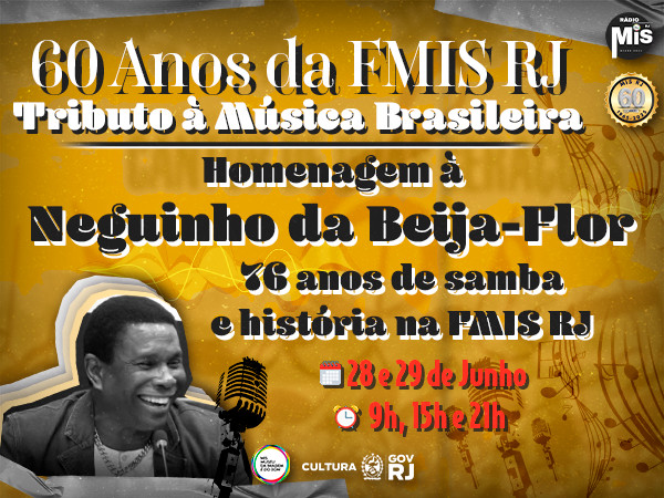 Homenagem à Neguinho da Beija-Flor: 76 anos de samba e história na FMIS RJ