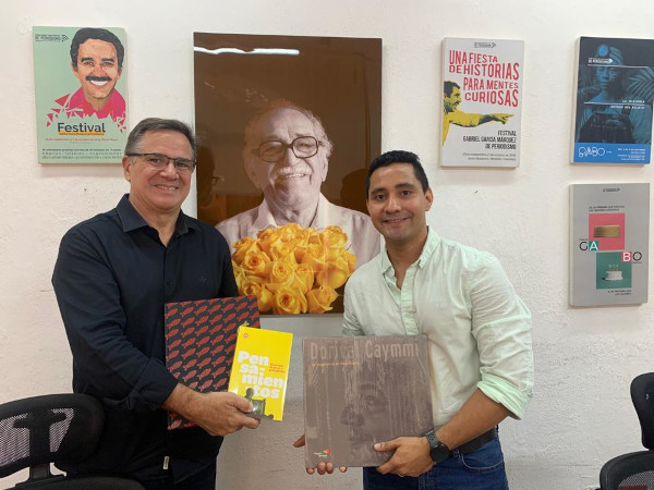 PRESIDENTE DO MIS INICIA CONTATO PARA COOPERAÇÃO COM A FUNDAÇÃO GABO